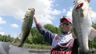 Brandon Cobb's giant 11-1 bass at Bassmaster Elite on Lake Fork