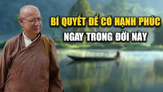 Bí quyết để có hạnh phúc ngay trong đời này | Thầy Huyền Diệu