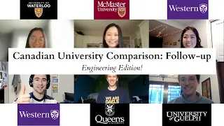 Canadian University Comparison 2022 | Engineering Q&A | McMaster, Queen's, Western, Waterloo, Guelph