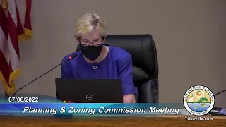 Planning and Zoning Commission Meeting - 07/06/2022 - 6:00 p.m.