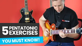 5 Pentatonic Exercises You Must Know (Including Backing Track & Guitar Pro Tab)