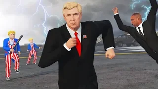 Playing as the PRESIDENT in the PURGE! (GTA 5)