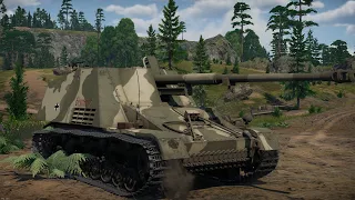 War Thunder Realistic Battle Nashorn Glass Cannon