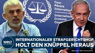 HAFTBEFEHL: Israels Ministerpräsident Benjamin Netanjahu und Hamas-Terror-Chef Sinwar im Visier