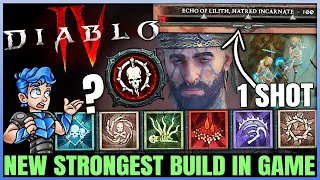 Diablo 4 - New Necromancer Minion Build Exploit = 1 SHOT Uber Lilith - Skills Gear Paragon Guide!
