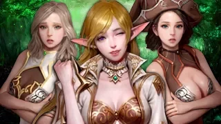 ELF GIRLS AND ORC ATTACKS (so much nostalgia) - Lineage 2: Revolution