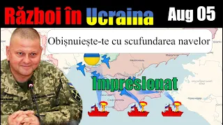 5 Aug: Ucrainenii folosesc noi tactici și distrug 2 nave rusești | Războiul din Ucraina explicat