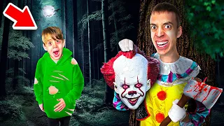 Ich pranke KLEINER JUNGE als HORROR CLOWN! 😈 (Halloween)