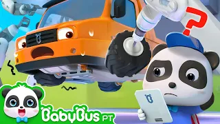 🐼 Música Infantil | O Kiki Conserta o Reboque | Mecânico Bebê Panda | Carro Desenho | BabyBus