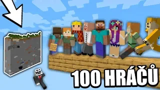100 Hráčů utíká z mého Minecraft světa