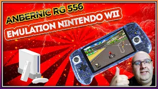 l'Anbernic rg556 et l'émulation Wii  c'est pas si mal !