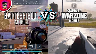 Battlefield Mobile VS Call of Duty Warzone Mobile | Comparison of Details & Physics & Graphics