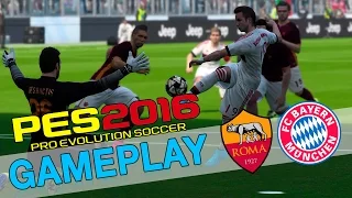 [TTB] PES 2016 Gameplay - AS Roma vs Bayern Munich - Superstar Difficulty - Initial Impressions!