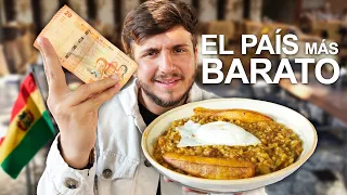 SOBREVIVIENDO con $5 en BOLIVIA 🇧🇴 | ¿El país más barato?