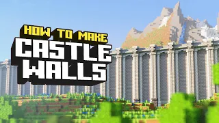 EASY Castle Walls with ONE command