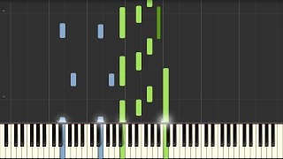 Moonlight sonata (1st mov) - L.V Beethoven - Piano tutorial (high quality audio)