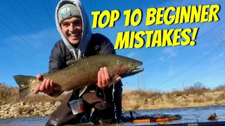 Top 10 Beginner Steelhead Fishing Mistakes and How to Avoid Them!