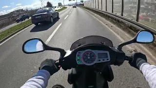 Gilera Runner 50cc  - Top Speed 0-85 km/h Autobahn - POV&Acceleration