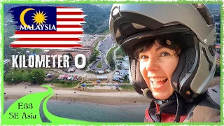 2 Rider ADV Moto Challenge - American Couple ride a Honda 150 to Malaysia's Kilometer 0 🇲🇾 [SE E33]