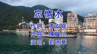劉德華 - 忘情水(KTV字幕)