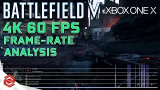 Battlefield V: 4K 60FPS Frame-Rate Analysis: Xbox One X