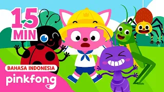 Kumpulan Lagu Serangga | Eentsy Weentsy Spider dan lain-lain | Baby Shark Pinkfong Indonesia