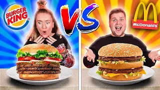 МАКДОНАЛЬДС VS БУРГЕР Кинг! Купили ВСЕ меню ресторанов! Что ВКУСНЕЕ?!