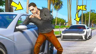 I followed this CAR JACKER... Let's see where he goes!! (GTA 5 Mods)