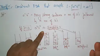 pushdown automata example | Part-1/2  | TOC | Lec-82 | Bhanu Priya