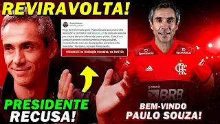 REVIRAVOLTA! FLAMENGO CONTRATA PAULO SOUSA, MAS PRESIDENTE NÃO LIBERA! E AGORA?