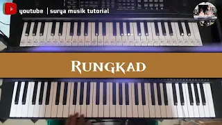 tutorial not angka dan chord beserta lirik lagu Rungkad ciptaan Vicky prasetyo