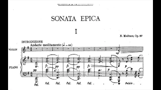 N. K. Medtner - Violin sonata no.3 "Epic" (e-moll, op.57) [I. Introduzione]