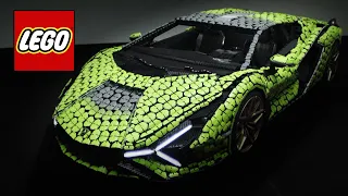 Behind the Scenes: Life-Size LEGO Lamborghini Sián FKP 37 with 400,000 Pieces!