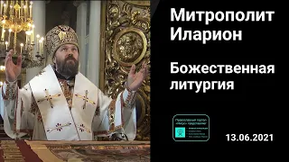 Прямая трансляция | Божественная Литургия  Митрополит Иларион. 13.06.2021