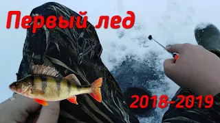 Первый лед 2018-2019 года. Зимняя рыбалка. Ловля окуня на мормышку!