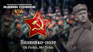 Soviet Military Song | Полюшко-Поле | Oh Fields, My Fields (Red Army Choir) [English lyrics]