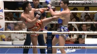 Muay Thai Fight - Superbank vs Thaksinlek - New Lumpini Stadium, Bangkok, 9th December 2014