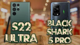 Samsung Galaxy S22 Ultra vs Xiaomi Black Shark 5 Pro