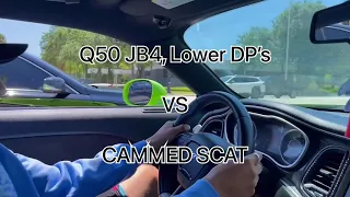 Q50 JB4 VS cammed Dodge Scat, 340i & Tuned G37 | Subscriber Submission