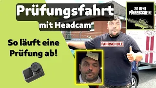 Praktische Prüfungsfahrt komplett mit Headcam - Tipps für die Fahrprüfung! Simulationsfahrt