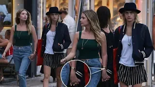 SO IN LOVE! CARA DELEVINGNE & ASHLEY BENSON HOLD HANDS DURING ST. TROPEZ GETAWAY