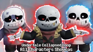 NEW VERY COOL UPCOMING GAME!!! Undertale Collapsed Loop All Characters Showcase