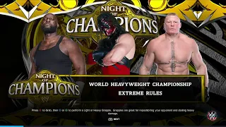 "WWE 2K23 Dream Title Match: Omos vs Kane vs Brock Lesnar - Who's the Real Champion?"