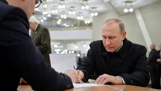 Путин: россияне проголосовали за стабильность