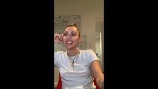 Miley Cyrus - Instagram Live (October 20, 2019)