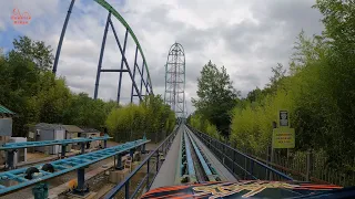 Kingda Ka Six Flags Great Adventure 4K 60FPS Front Row POV