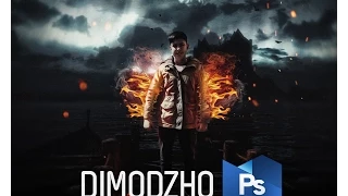 Огненные руки в фотошоп cs6  / Fire hands in Photoshop CS 6