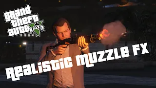 GTA 5 PC - REALISTIC Muzzle Flash MOD! (CERTIFIED HOOD CLASSIC)