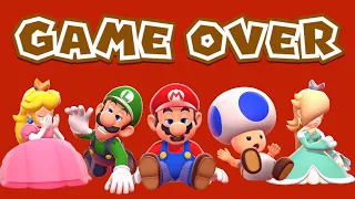 Super Mario 3D World - Game Over (All Characters)