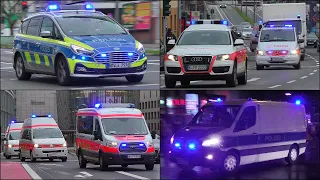 KARNAVAL SAMSTAG KÖLN - Einsatzfahrten der KatS, Rettungsdienst, Polizie & mehr - Karnaval Köln 2024